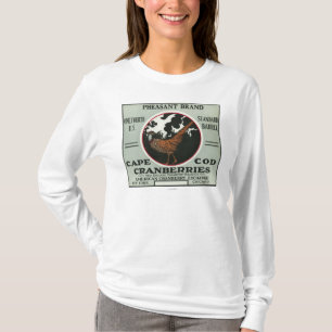 Camiseta Etiqueta do arando da marca do faisão de Cape Cod