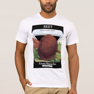 Camiseta Etiqueta do pacote da semente de beterraba