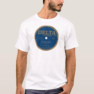 Camiseta Etiqueta dos registros do delta