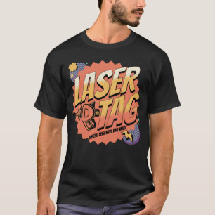Camiseta Etiqueta laser clássica onde são feitas as lendas