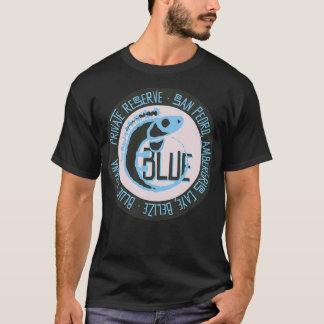 Camiseta Etiqueta Privada Iguana Azul