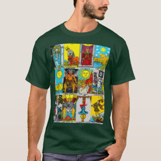 Camiseta Etiquetas de Tarot Deck Tarot T s
