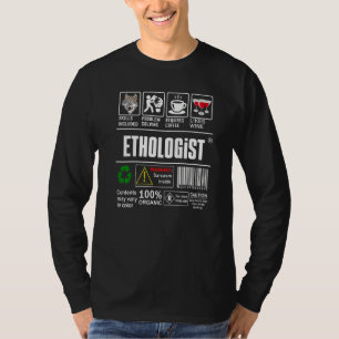 Camiseta Etiquetas Etólogas Que Resolvem Vinho De Café 1