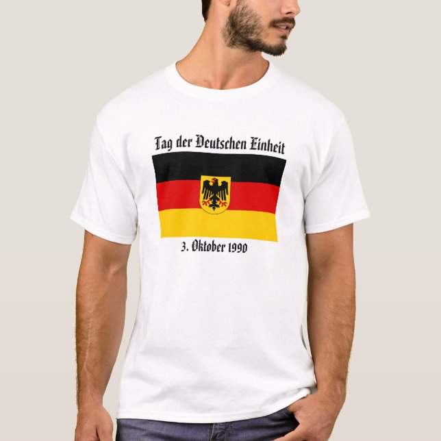 Camiseta Etiquete o der Deutschen Einheit, 3. Oktober 1990 (Frente)