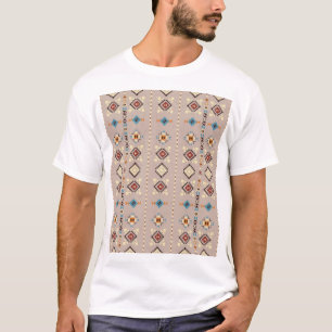 Camiseta Étnica: padrão tribal sem descontinuidades