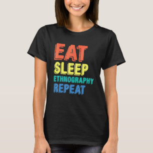 Camiseta Etnografia Etnografia Pesquisa Social Antropol