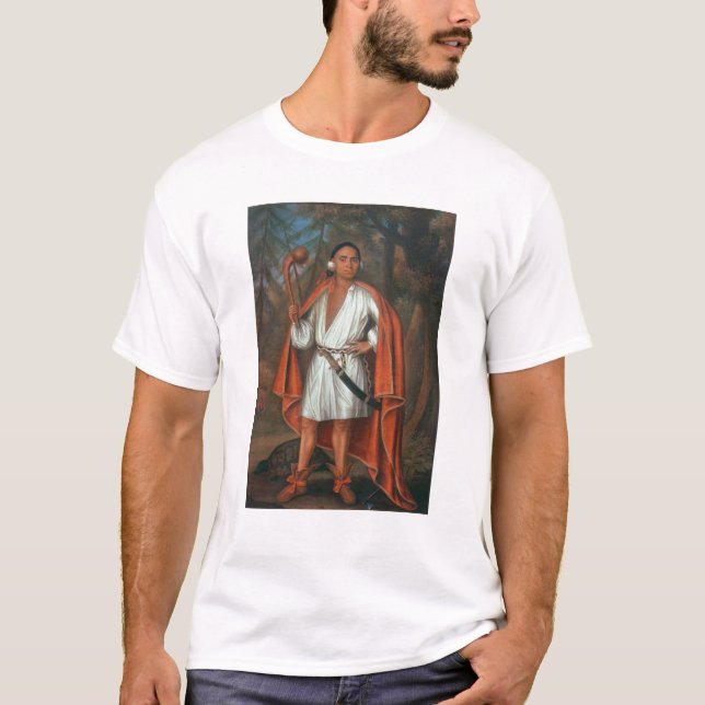 Camiseta Etow oh Koam, rei das nações do rio, 1710 (Frente)