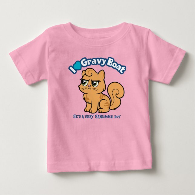 Camiseta Eu <3 Gravy Boat DCC (Frente)