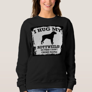 Camiseta Eu Abraço Meu Rottweiler Para Que Eu Não Engole Pe