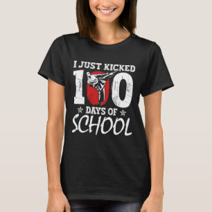 Camiseta Eu Acabei de Dar um Chute de 100 Dias de Karatê de