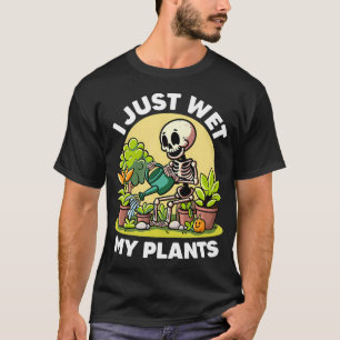 Camiseta Eu Acabei de Regar Minhas Plantas Amantes de Flori