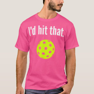 Camiseta EU Acertaria Essa Pickleball Engraçado Pickleball