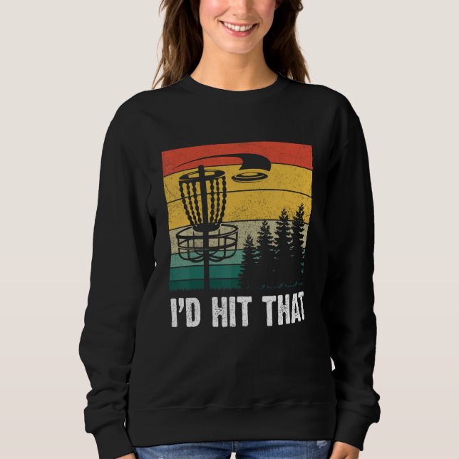 Camiseta Eu Acertava Aquele Golfe De Árvore De Golfe De Dis (Frente)