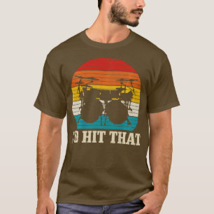 Camiseta Eu Acertei Que Drummer Vintage Drumums Batendo Eng