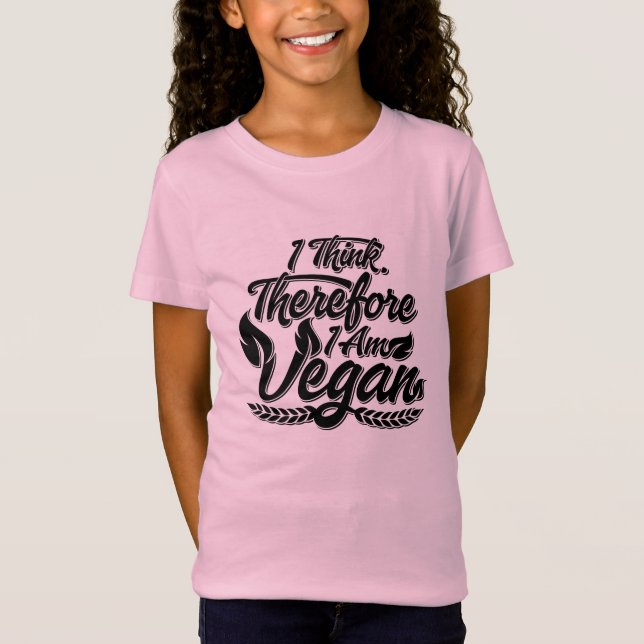 Camiseta Eu Acho, Por Isso Sou Vegan (Frente)