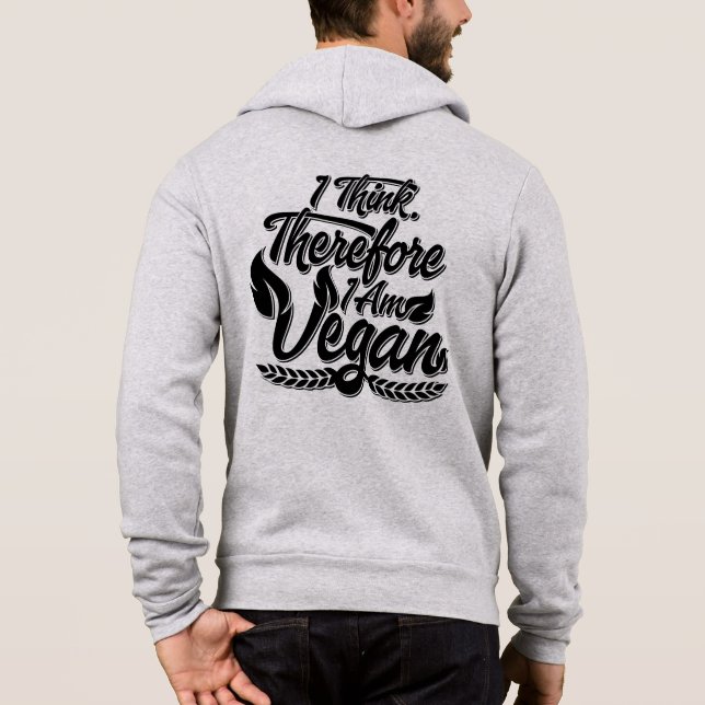 Camiseta Eu Acho, Por Isso Sou Vegan (Verso)