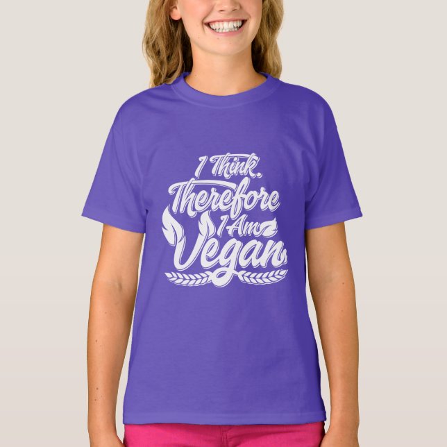 Camiseta Eu Acho, Por Isso Sou Vegan (Frente)