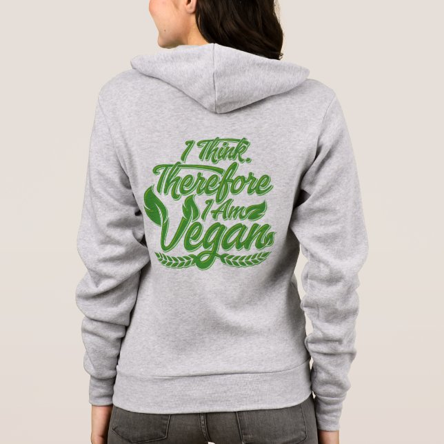 Camiseta Eu Acho, Por Isso Sou Vegan (Verso)