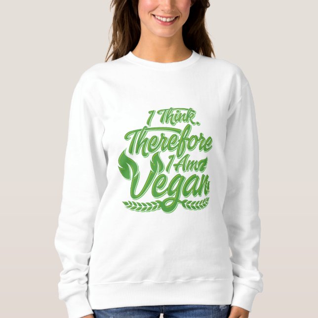 Camiseta Eu Acho, Por Isso Sou Vegan (Frente)