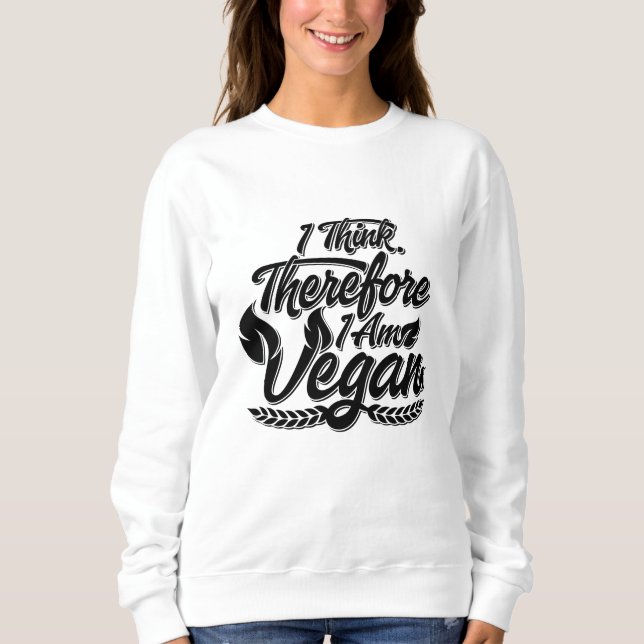 Camiseta Eu Acho, Por Isso Sou Vegan (Frente)