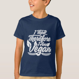 Camiseta Eu Acho, Por Isso Sou Vegan