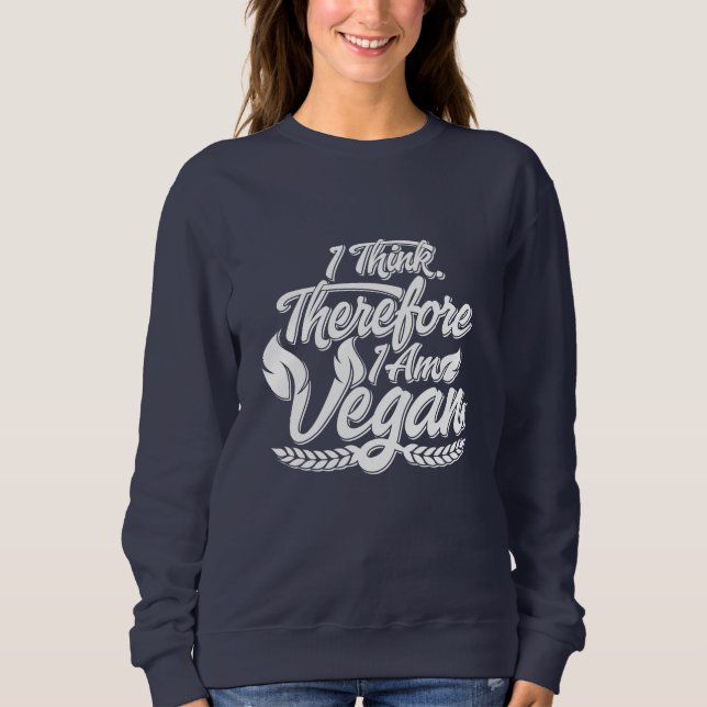 Camiseta Eu Acho, Por Isso Sou Vegan (Frente)