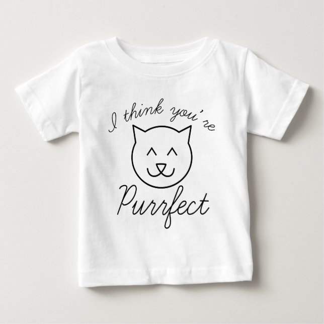 Camiseta Eu acho que você é perfeito (Frente)