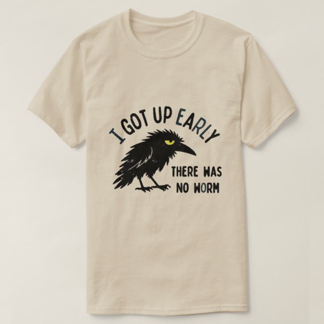 CAMISETA EU ACORDEI CEDO (Frente do Design)