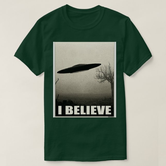 Camiseta Eu acredito (Frente do Design)