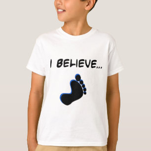 Camiseta Eu acredito em Bigfoot