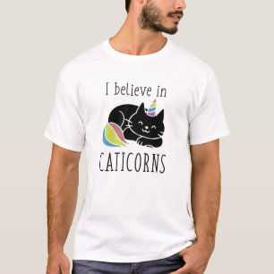 Camiseta Eu Acredito Em Caticorns