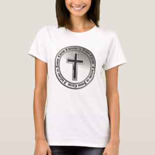 Camiseta Eu acredito em Jesus Cristo
