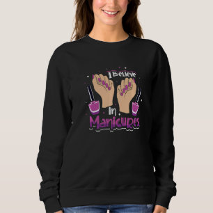 Camiseta Eu Acredito em Manicure Técnico de Unhas Esmalte