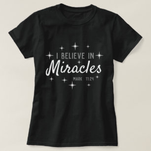 Camiseta Eu acredito em milagres