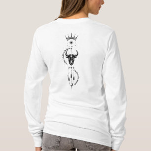 Camiseta Eu Acredito em Mim Mesmo Símbolo de Design Minimal