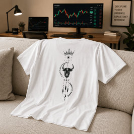 Camiseta Eu Acredito em Mim Mesmo Símbolo de Design Minimal
