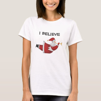 Camiseta Eu acredito em Papais noeis