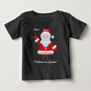 Camiseta Eu acredito em Papais noeis. Natal
