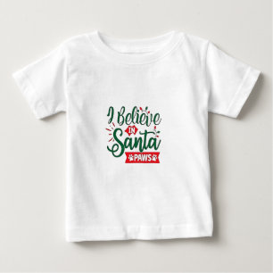 Camiseta Eu acredito em Papais noeis patas fabulosas amante