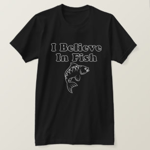 Camiseta Eu acredito em peixe