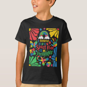 Camiseta Eu Acredito Em Um Espectro De Possibilidades Retro