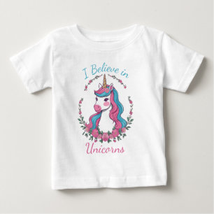 Camiseta Eu acredito em Unicórnios