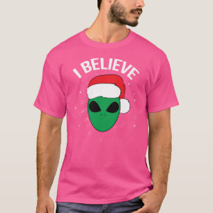 Camiseta Eu acredito na Alienígena das Papais noeis de Nata