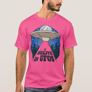 Camiseta Eu Acredito No Ventilador Da Alienígena Ufos