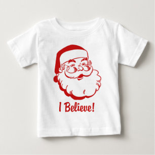 Camiseta Eu acredito Papai Noel
