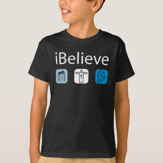 Camiseta Eu Acredito Que Deus Faith Design Para O Cristão