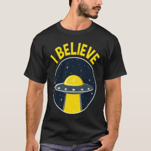 Camiseta Eu Acredito que OVNI Alienígena Hunter 2020 Área 5