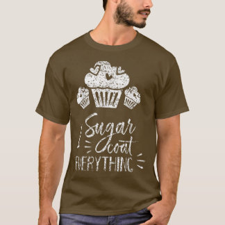 Camiseta Eu Açúcar Casaco Tudo O Assar Faca Fazendo Hobby B
