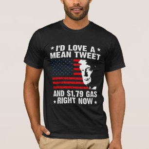 Camiseta Eu adoraria um tweet malvado, pro Trump anti Biden