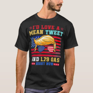 Camiseta Eu adoraria um tweet médio e 1